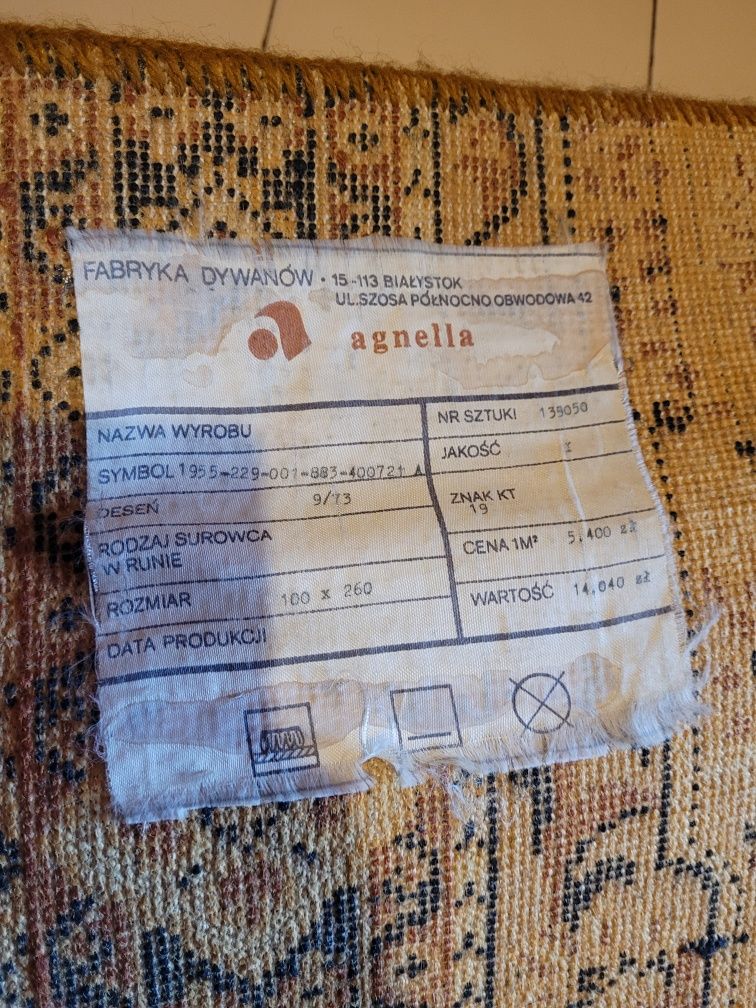 Dywan angella 100x260
