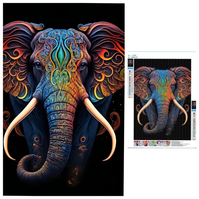 Zestaw do malowania diamentami HAOCHEN 5D,