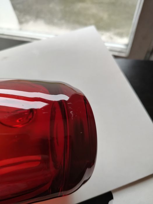 Szklany kufel  huta sudety  prl nowy