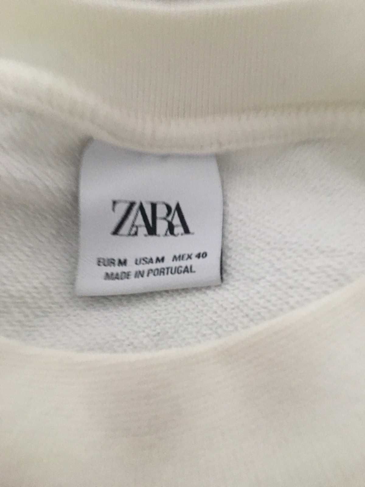 продам свитшот zara M белый с ярким рисунком