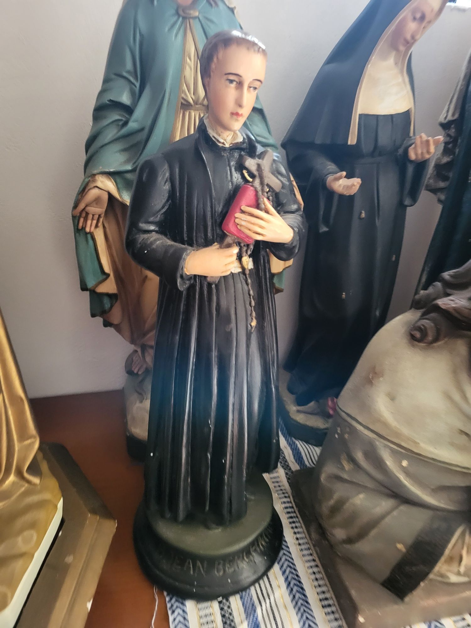 Święty Jan Berchmans gipsowa figurka 52 cm