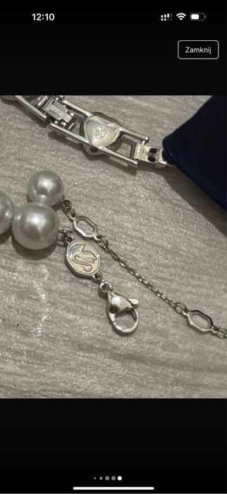Naszyjnik korale z zawieszką Ariana Grande x swarovski viral hit insta