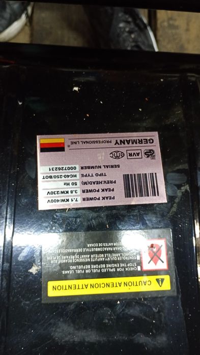 Agregat TYNGDURS prądotwórczy