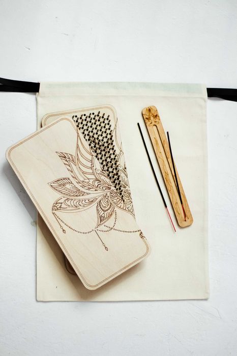 Дошка садху (sadhu) крок 8,10,12 мм. натуральне дерево. від виробника