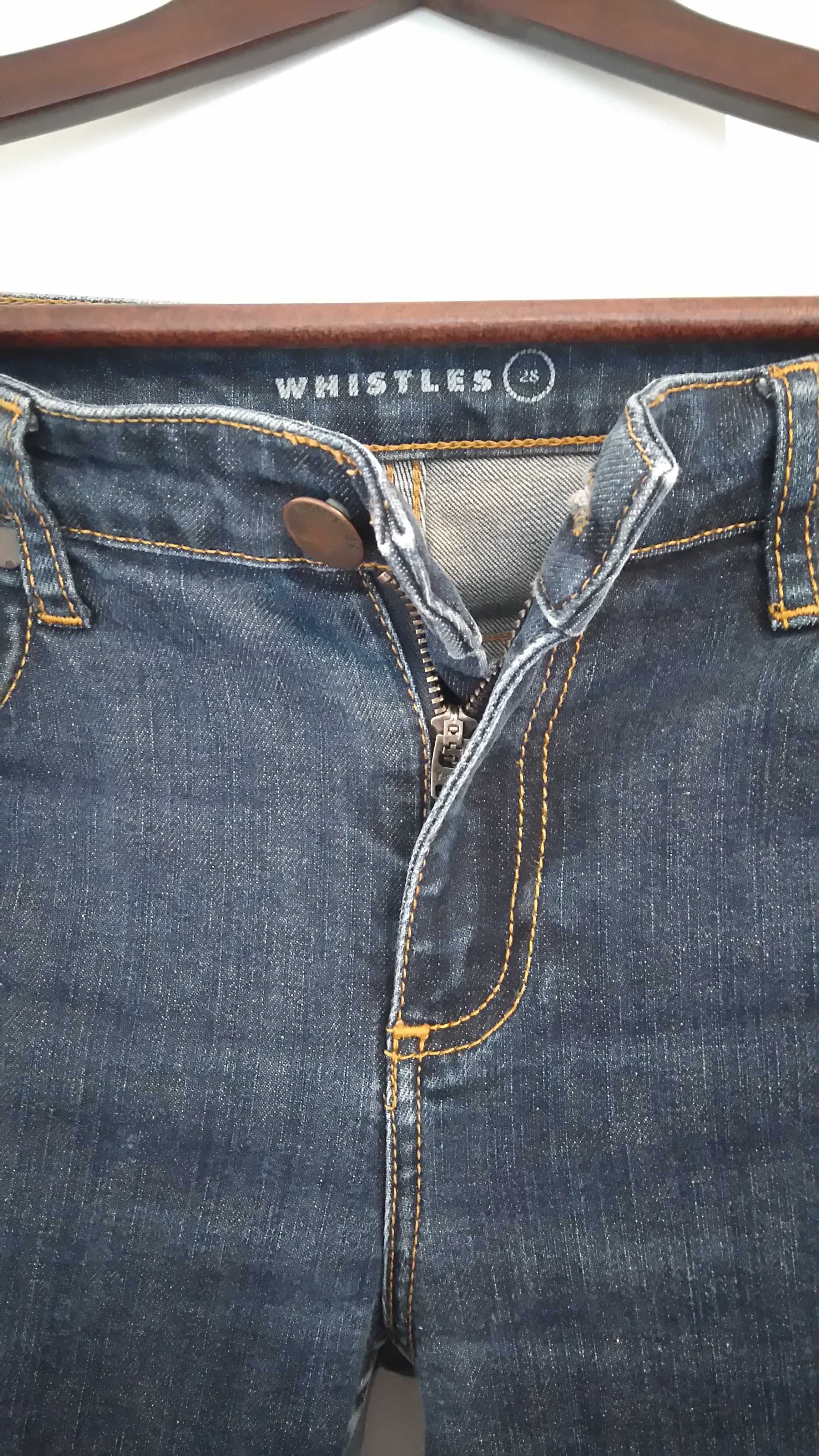 Damskie jeansy Whistles roz. 28 slim