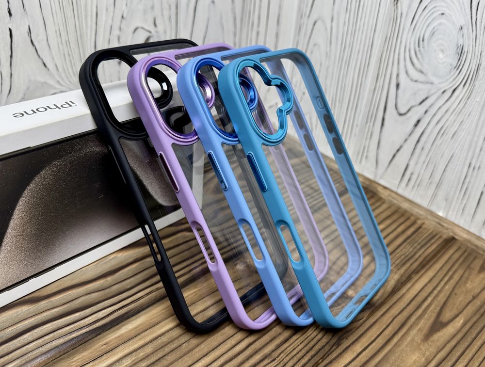 Чехол IPhone 16 black, blue, 16 plus Teal, pink, purple, не желтеет!