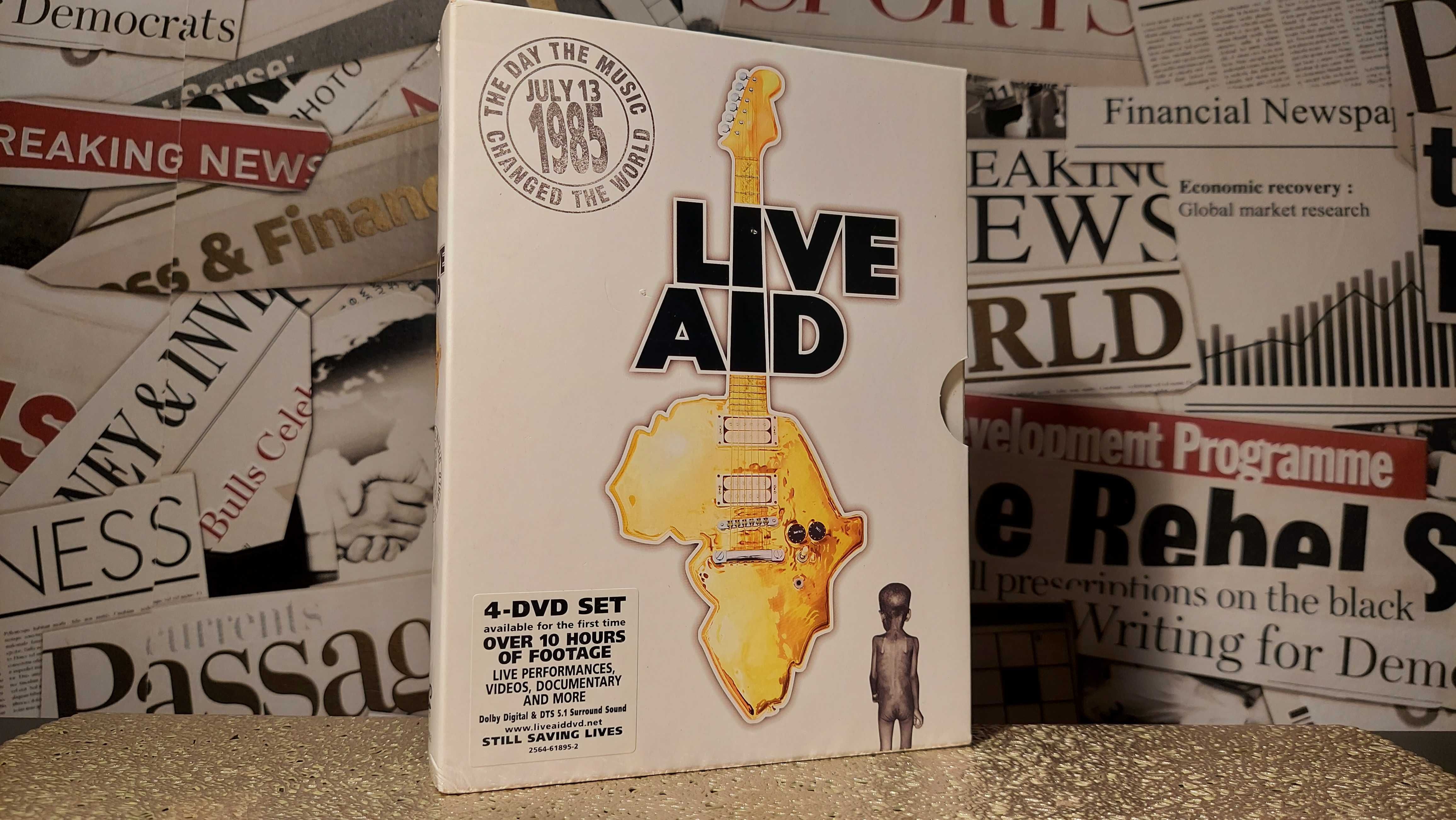 Humanitarian Foundation - Live Aid 1985 Koncert Concert na 4 x DVD BOX