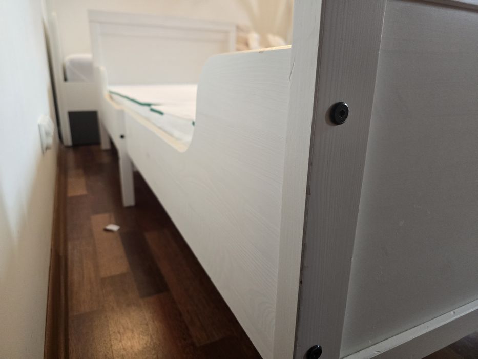 Łóżko IKEA SUNDVIK rośnie z dzieckiem + materac, do 200x80