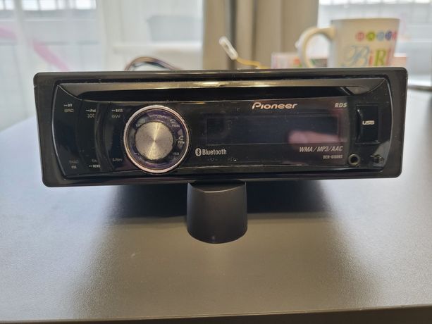 Radio samochodowe Pioneer 4x50W BLUETOOTH,CD,USB/IPOD/IPHONE,DUAL AUX