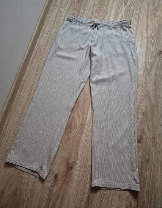 Paka ubrań damskich lnianych 100% len zestaw 5 sztuk r. XL