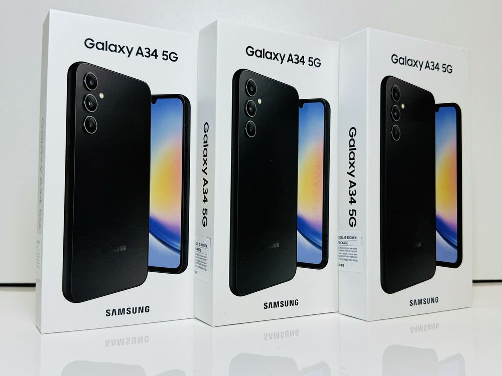 ГАРАНТІЯ телефон Samsung Galaxy A34 5G SM-A346B 6/128GB Чорн ГАРАНТІЯ