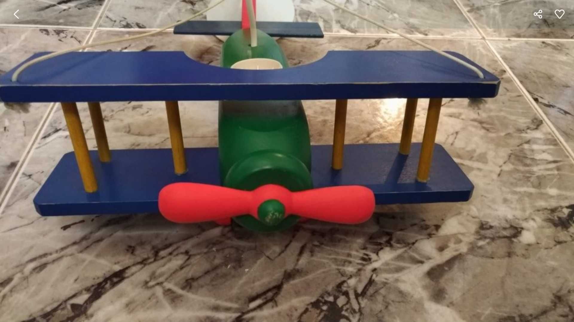 Candeeiro Avião para Quarto de Criança