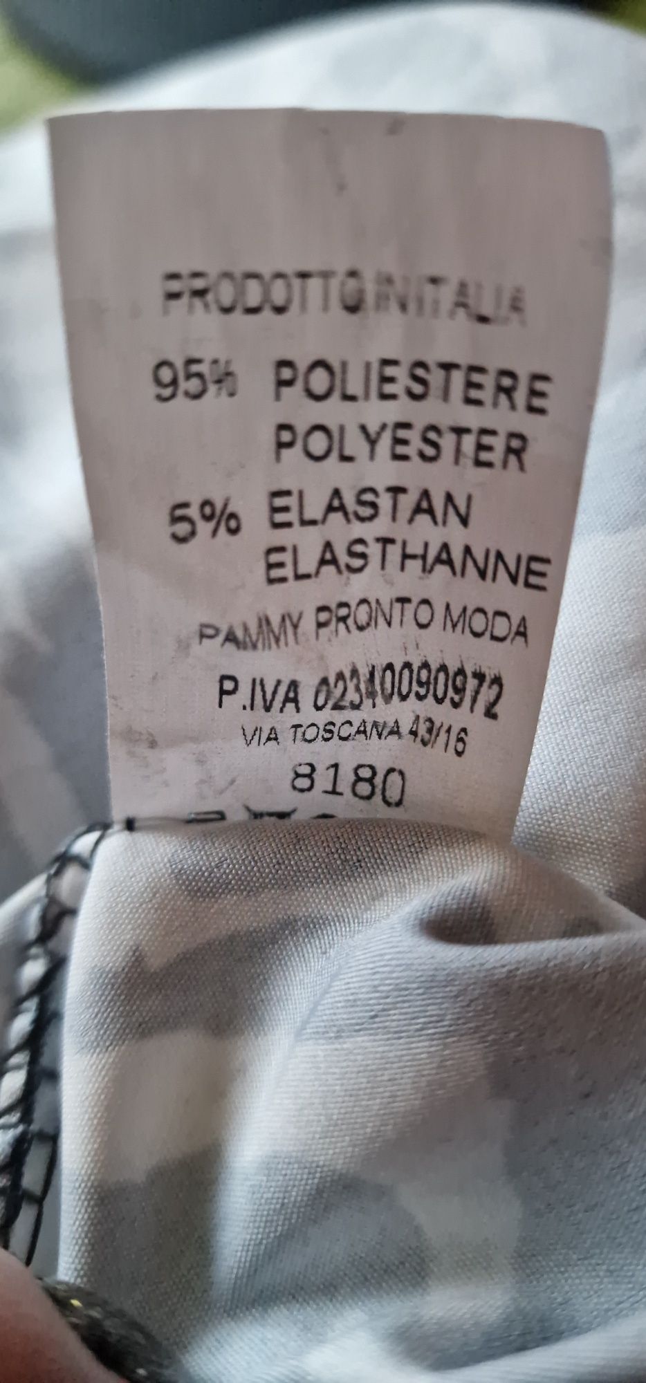 Modna Sukienka kopertowa wzór zebry falbany M Italy