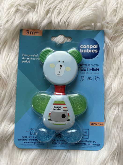 Grzechotka z gryzakiem wodnym canpol babies