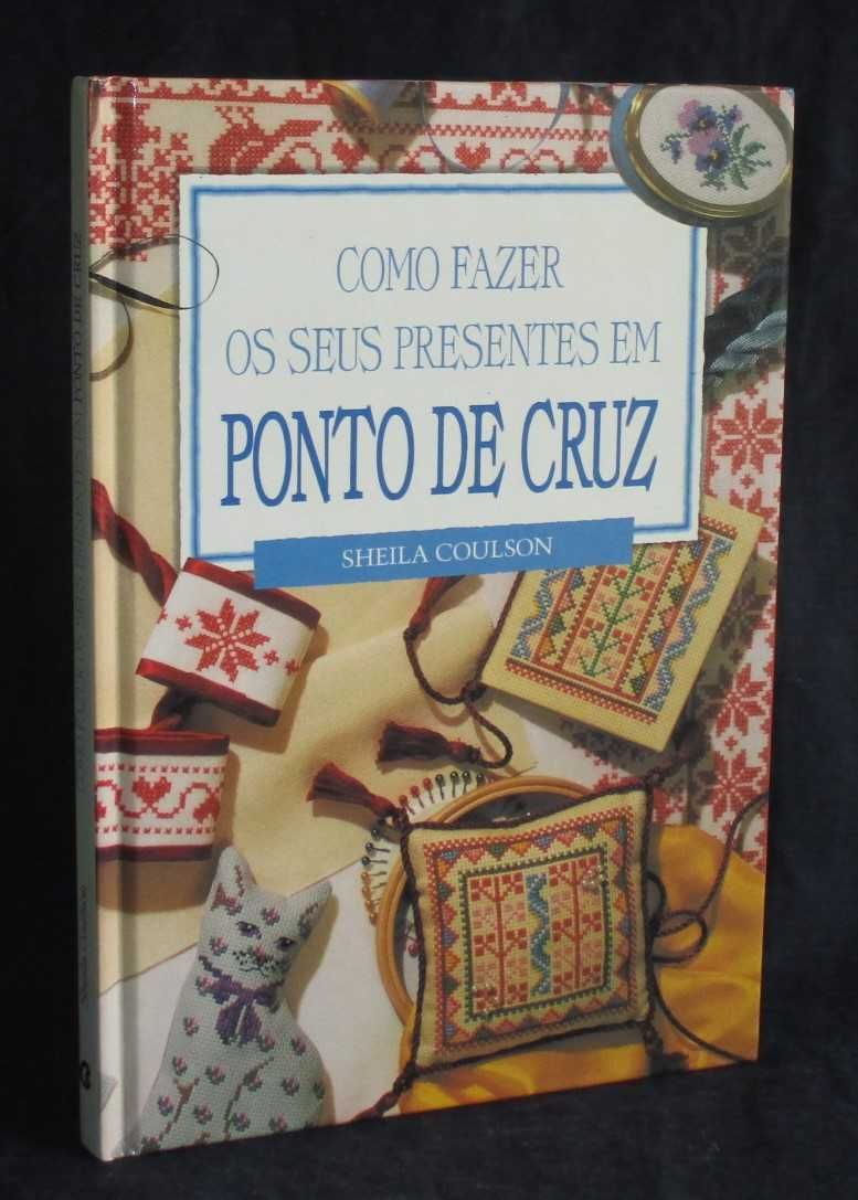 Livro Como fazer os seus presentes em Ponto de Cruz Sheila Coulson