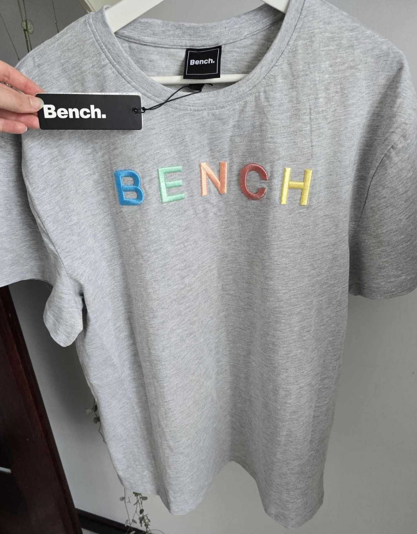 Bench t-shirt koszulka L XL 40 42 nowa, wyszywane, pastelowe logo