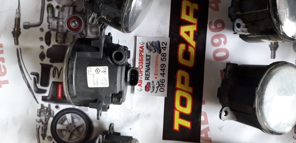 Противотуманка туманка на Рено Меган 2.3. Сценик 2.3.Мастер Кенго.