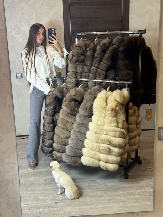 Шубка песец, шуба песцовая