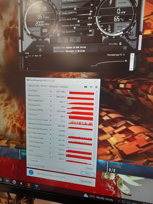 Видеокарта SAPPHIRE RX580 4GB NITRO+как новая и др.карты