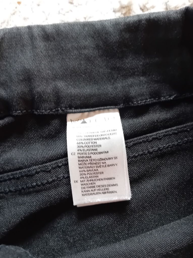 #H&M spodnie obcisłe legginsy czarne
