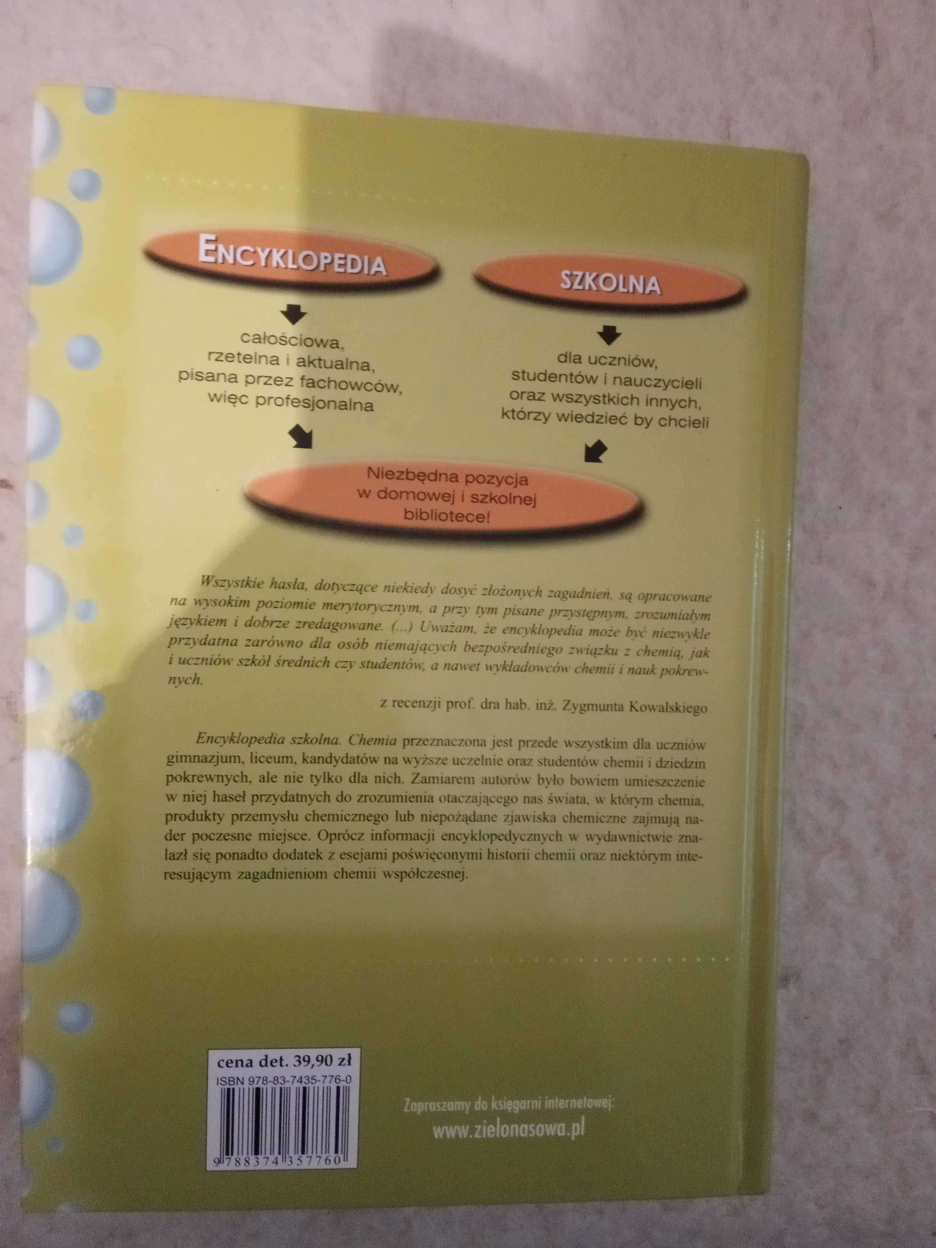 Encyklopedia szkolna chemia