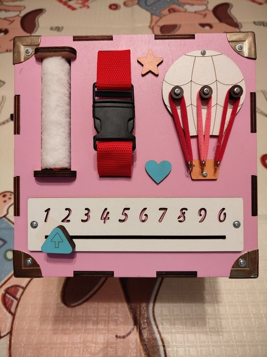 Бізі борд новий рожевий