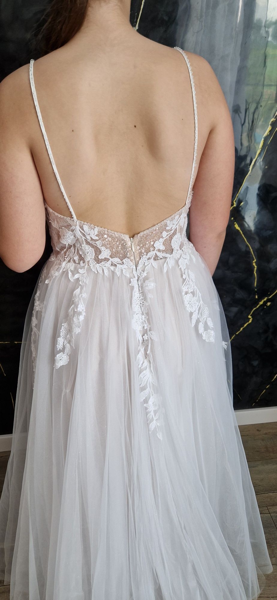 Suknia ślubna sukienka na poprawiny 44
