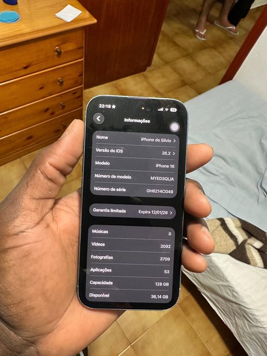 IPHONE 16 Normal tudo perfeito