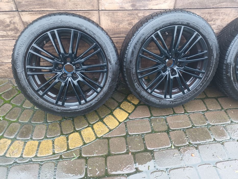 Koła zimowe audi vw 17 cali 225/50/17 continental 5/112