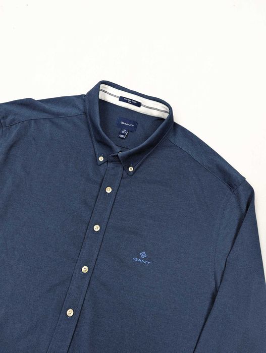 Gant niebieska koszula slim fit XXL