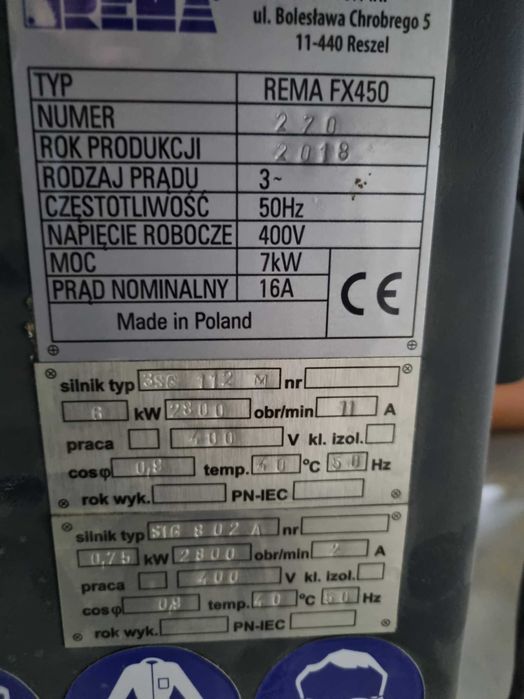 piła formatowa REMA Fx450