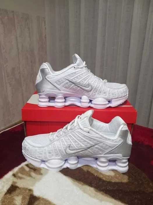 Buty meskie Mokasyny Nike_Shox_TL_White R42