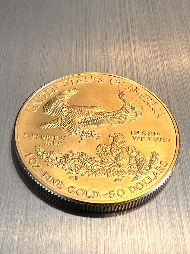 Монета золотой американский орел 1OZ