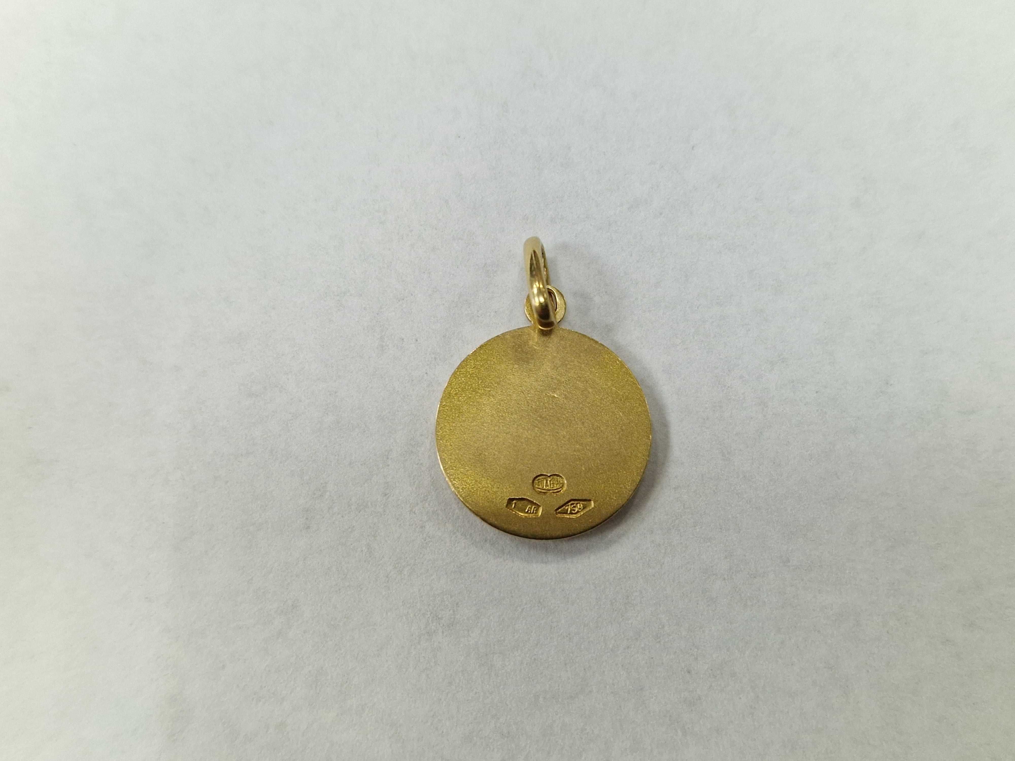 Złoty wisiorek/ Znak Zodiaku/ Ryby/ 750/ 2.20 gram