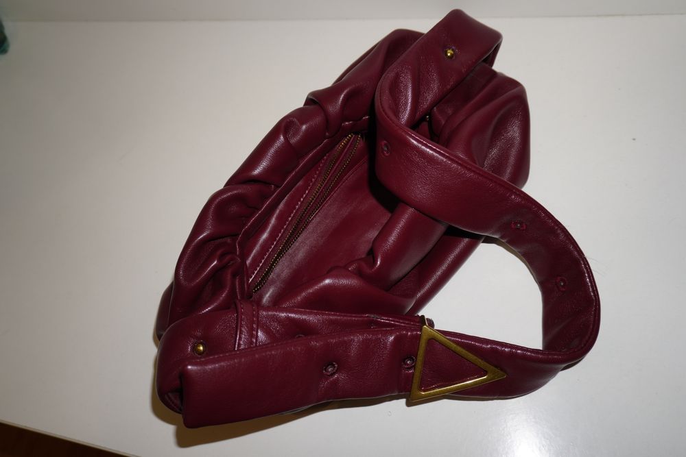 Бордова сумка , сумка тоут