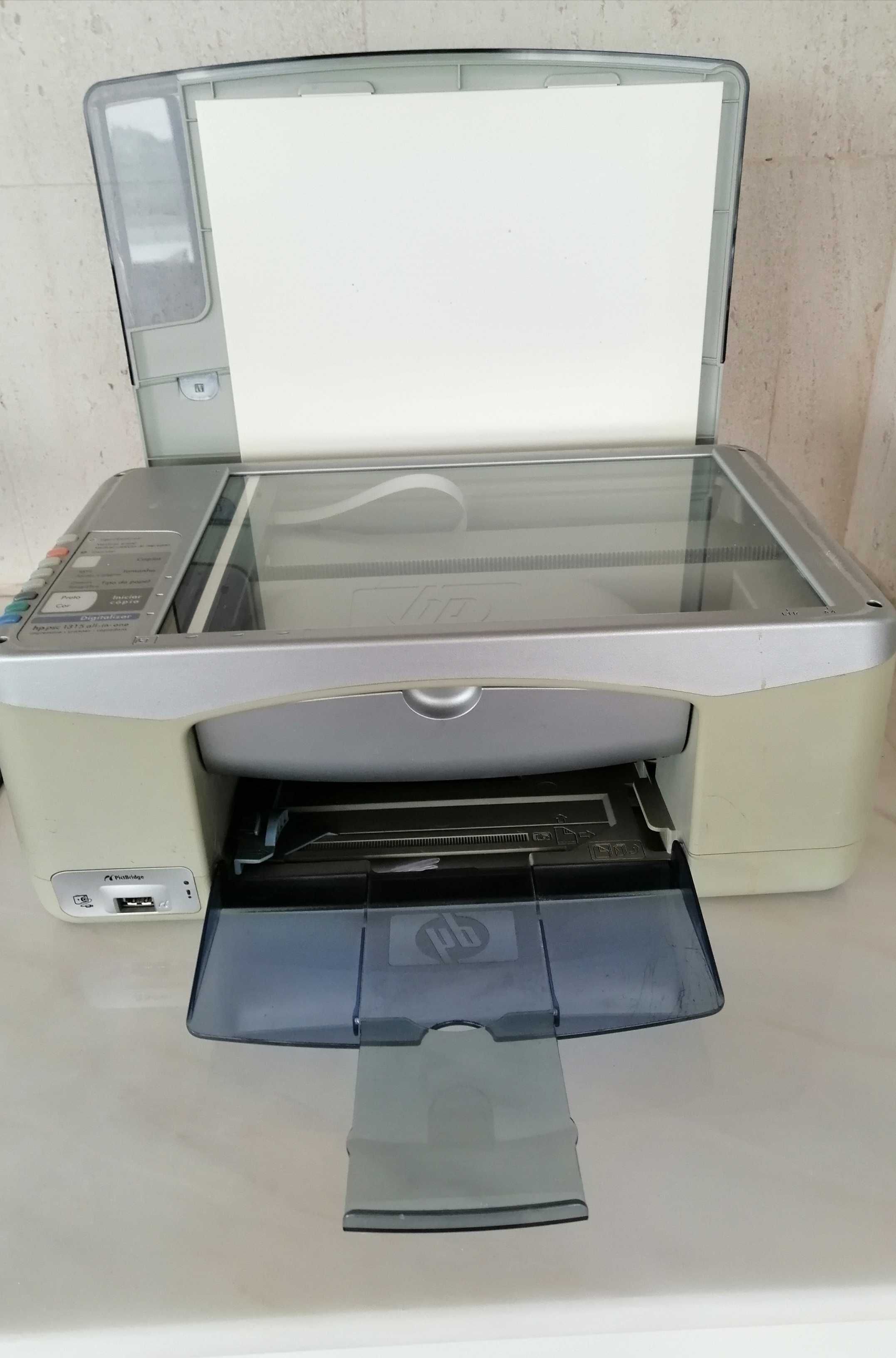 Monitor computador e impressora