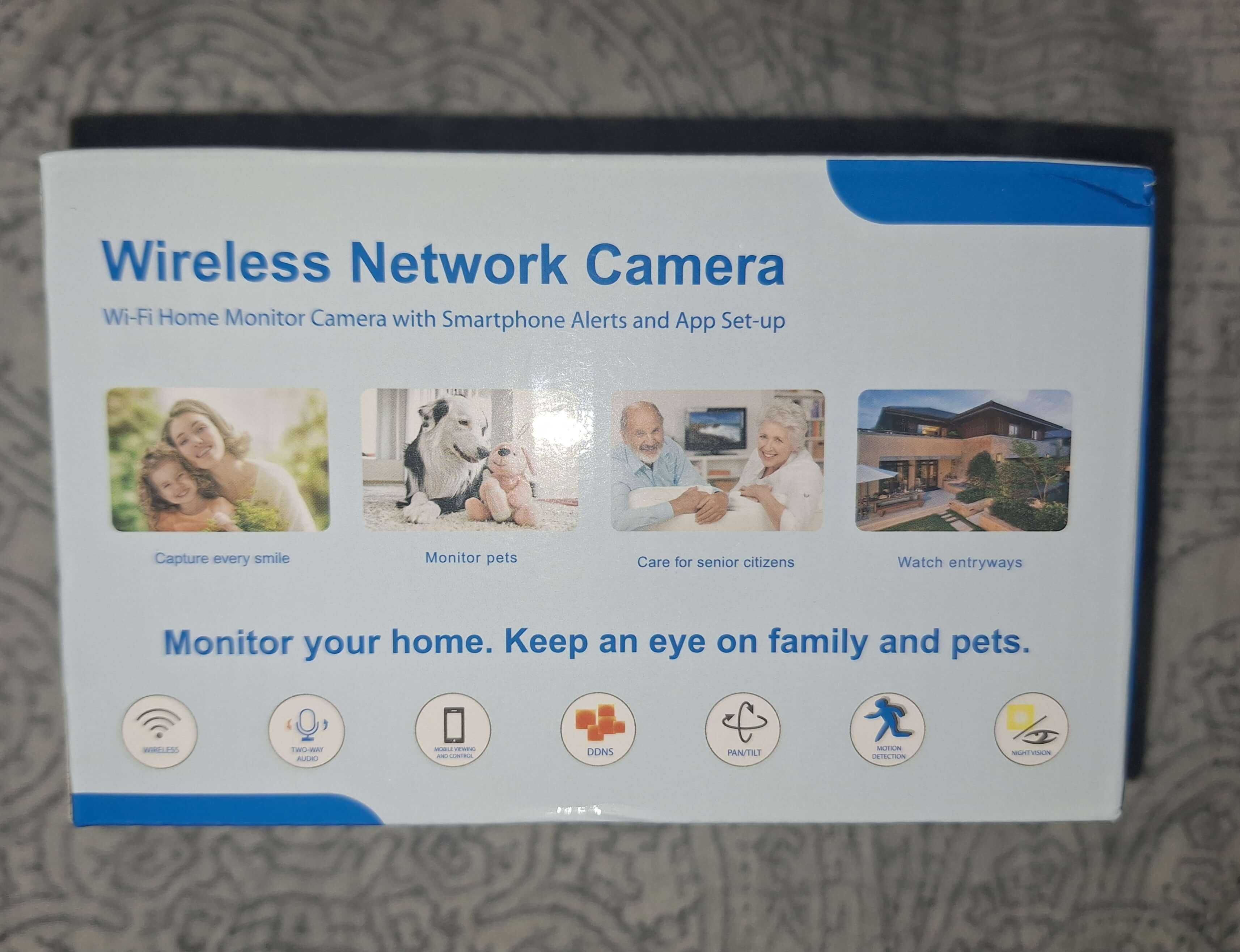 NOWA Kamera HD WiFi z Podwójnym Obiektywem