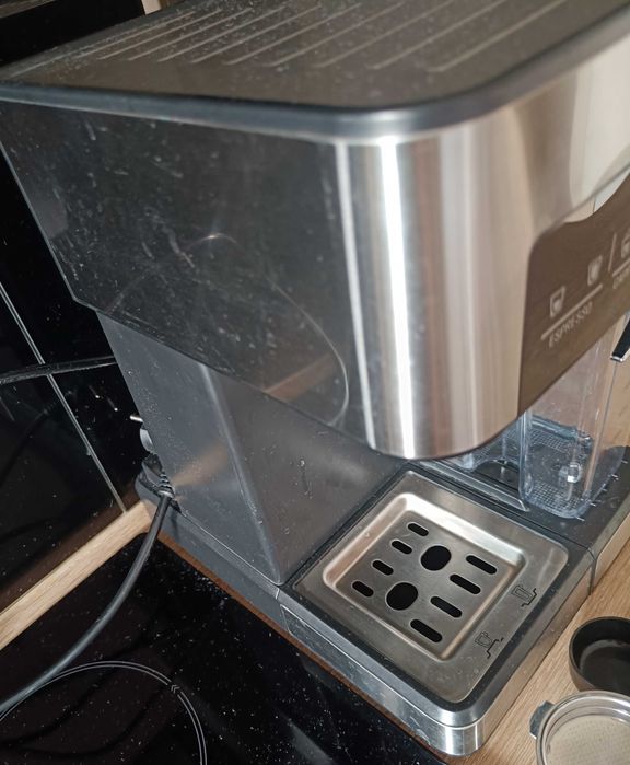 Ekspres ciśnieniowy Hoffen Food Expert ze spieniaczem do mleka