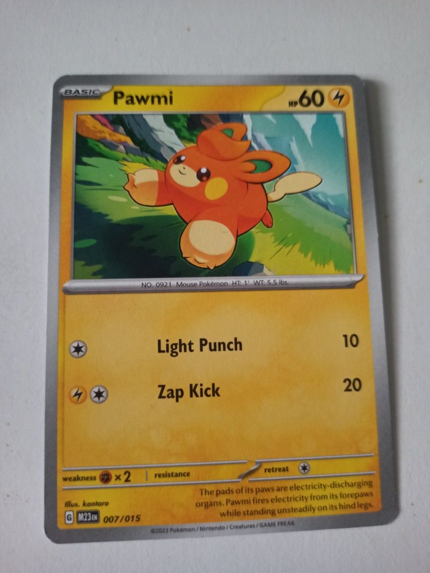 Karta pokemon Pawmi