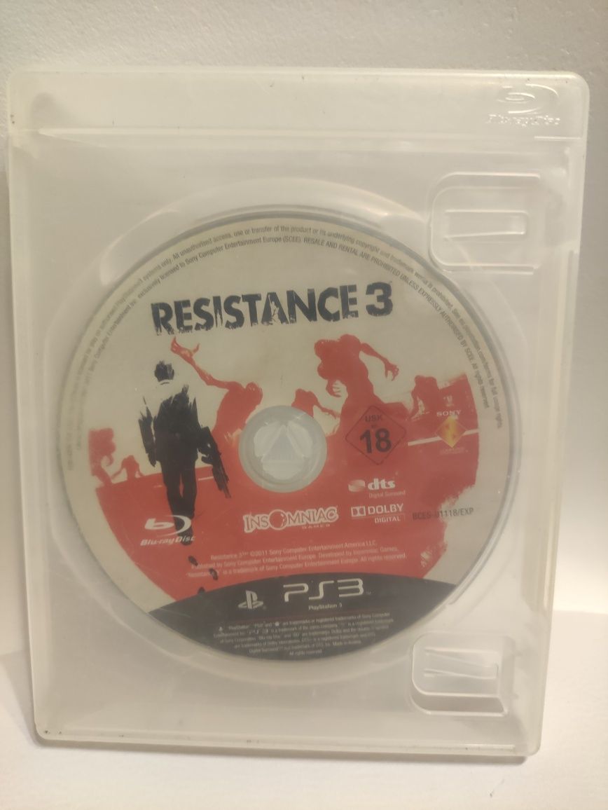 PS3, gra Resistance 3, wysyłka olx natychmiast