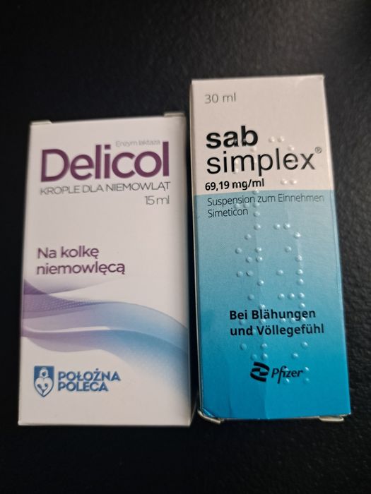 Zestaw kropelek na kolkę dla niemowląt