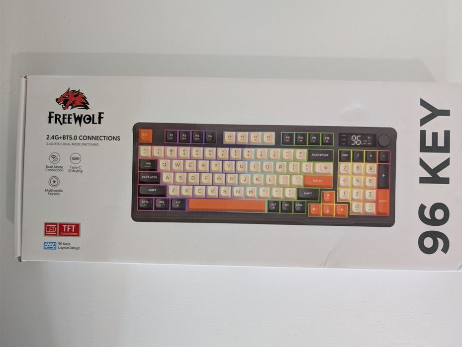 Игровая клавиатура attack shark freewolf m96