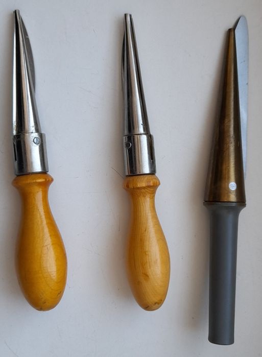 Нож для заточки трубчатых сверл из СССР.