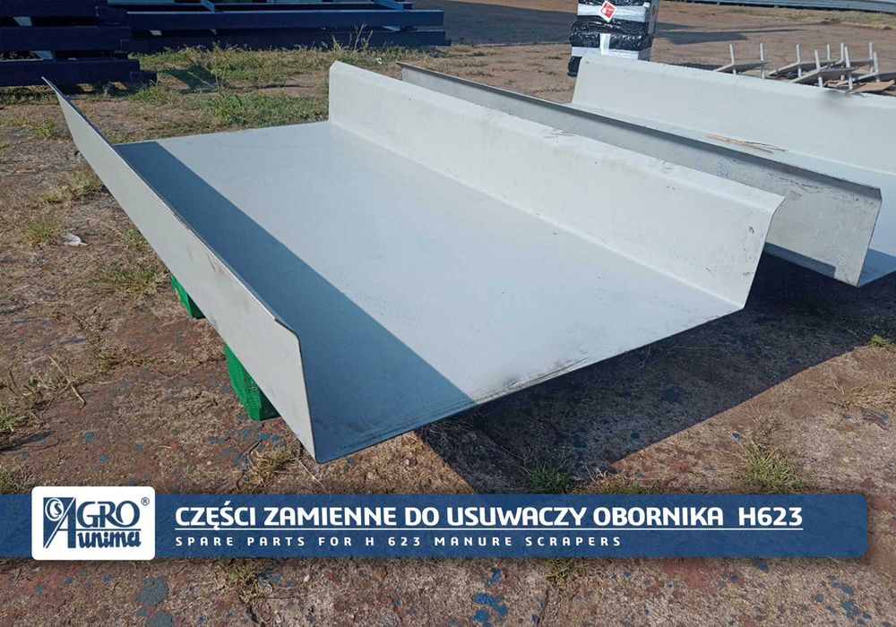 Kanał blaszany do usuwacza obornika H623 na wymiar NOWY!