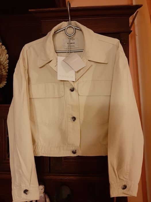 Śliczna Ramoneska katana kurtka Pull Bear M. Nowa komplet metek!Polecm