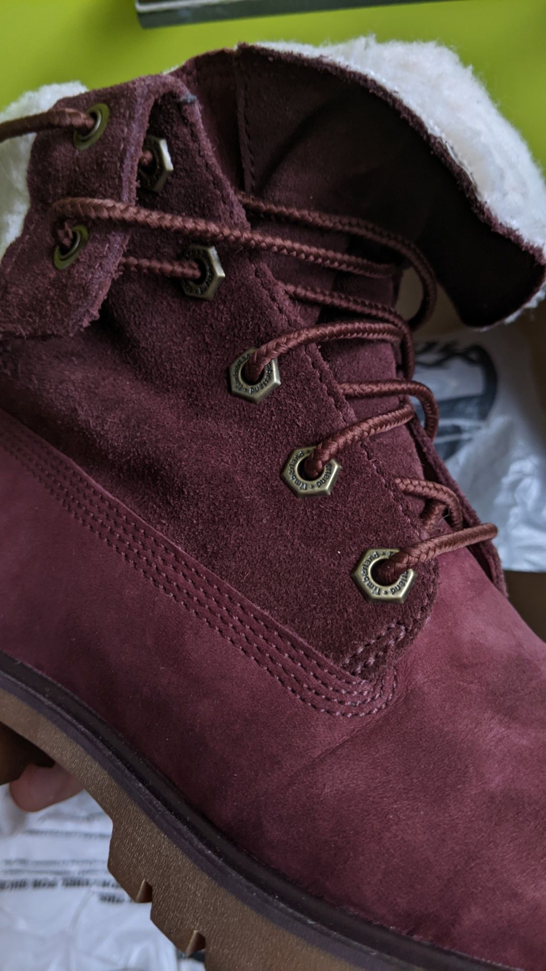 Ботинки Timberland Jayne fleece Burgundy 6