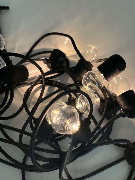 IKEA Girlanda LED, 12 lampek, zewnętrzne/na baterie