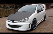 Zderzak przedni, zderzak tylny, progi PEUGEOT 206