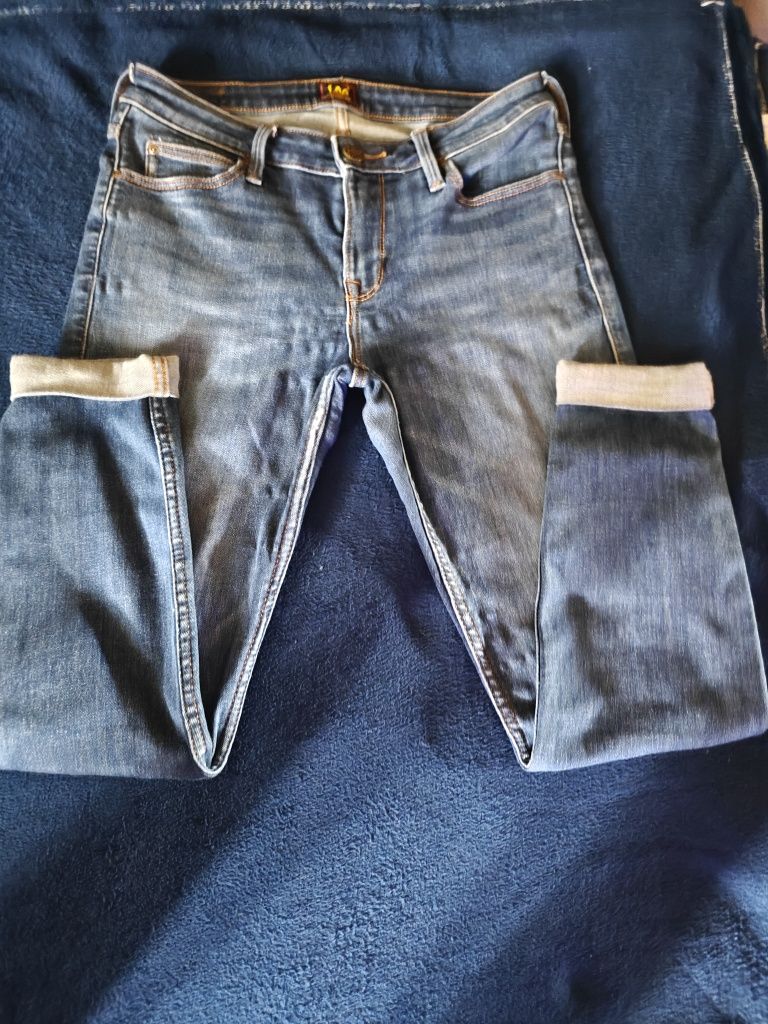 Damskie spodnie jeansowe Lee jak nowe