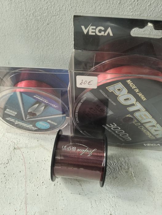 Linha de pesca para bobines carreto lançamento longos